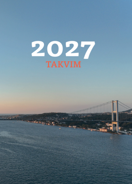 Buchkalender TAKVIM 2027, Türkisch